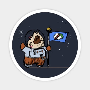 Astronaut Guinea Pig Magnet